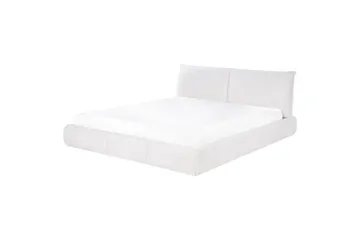 Dubbelsäng Vinay med lamellram Vit, 180x200 cm - Vit, 180x200 cm - Möbler - Säng - Dubbelsäng
