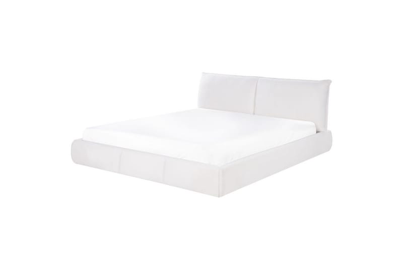 Dubbelsäng Vinay med lamellram Vit, 180x200 cm - Vit, 180x200 cm - Möbler - Säng - Dubbelsäng