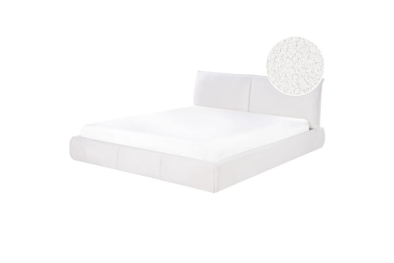 Dubbelsäng Vinay med lamellram Vit, 180x200 cm - Vit, 180x200 cm - Möbler - Säng - Dubbelsäng