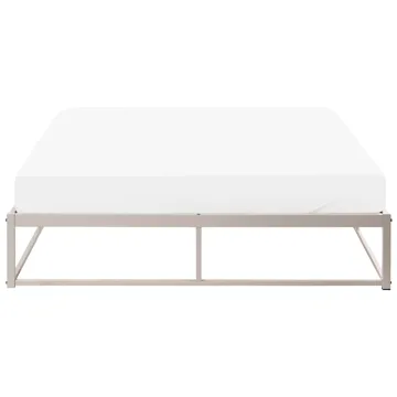 Dubbelsäng Viry 140x200 - Ljusbeige - Möbler - Säng - Sängram & sängstomme