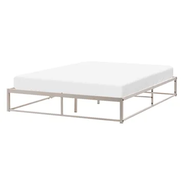 Dubbelsäng Viry 140x200 - Ljusbeige - Möbler - Säng - Sängram & sängstomme