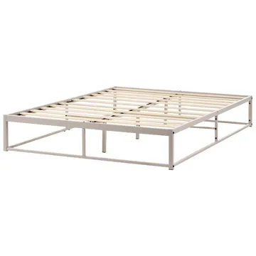 Dubbelsäng Viry 140x200 - Ljusbeige - Möbler - Säng - Sängram & sängstomme