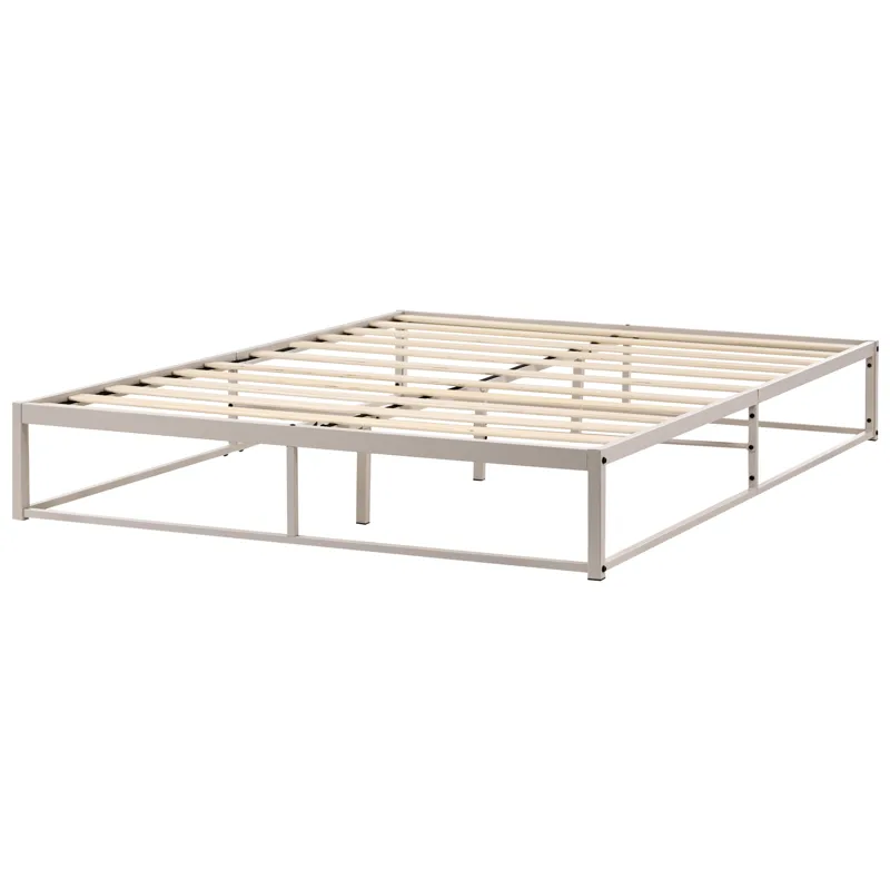 Dubbelsäng Viry 160x200 - Ljusbeige - Möbler - Säng - Sängram & sängstomme