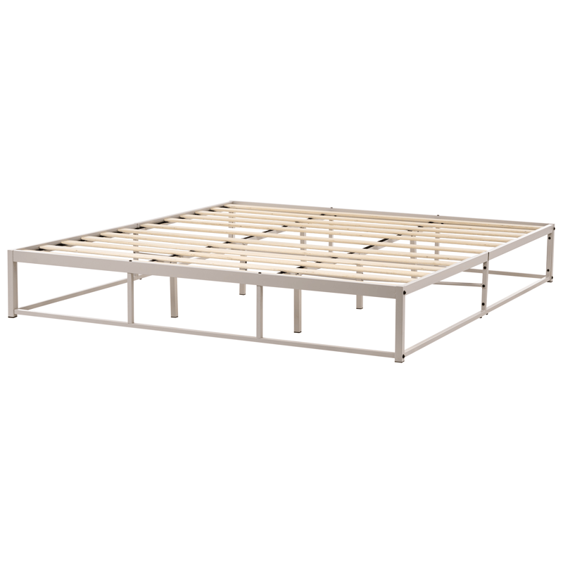 Dubbelsäng Viry 180x200 - Ljusbeige - Möbler - Säng - Sängram & sängstomme