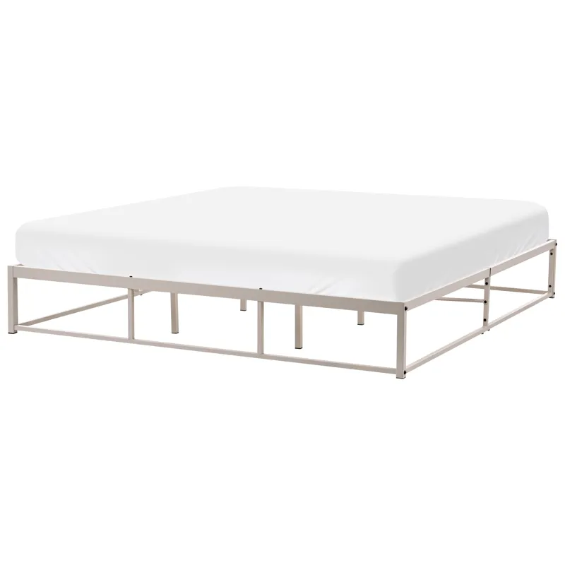 Dubbelsäng Viry 180x200, Ljusbeige