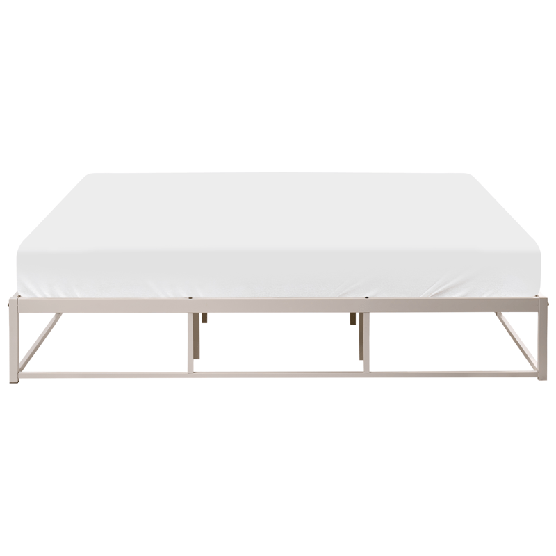 Dubbelsäng Viry 180x200 - Ljusbeige - Möbler - Säng - Sängram & sängstomme