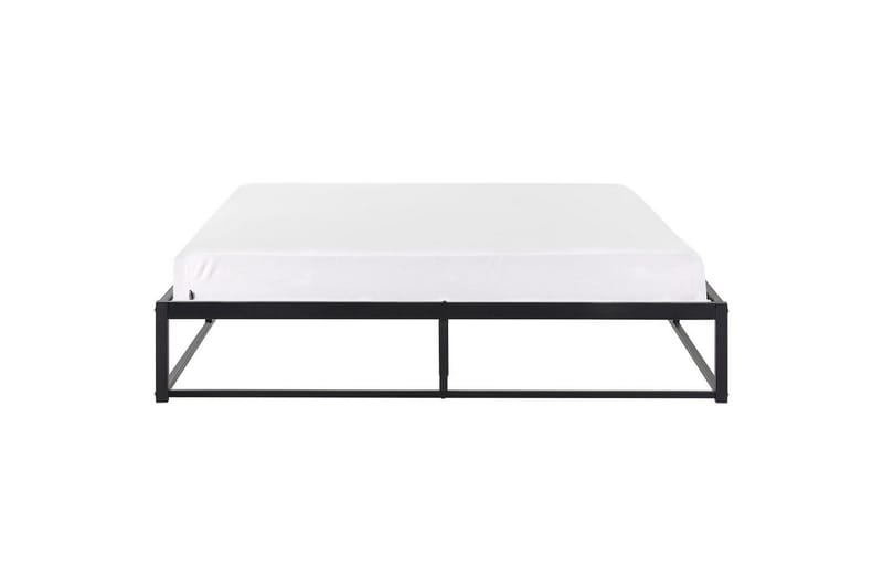 Dubbelsäng Viry med lamellram Svart, 160x200 cm - Svart, 160x200 cm - Möbler - Säng - Ramsäng