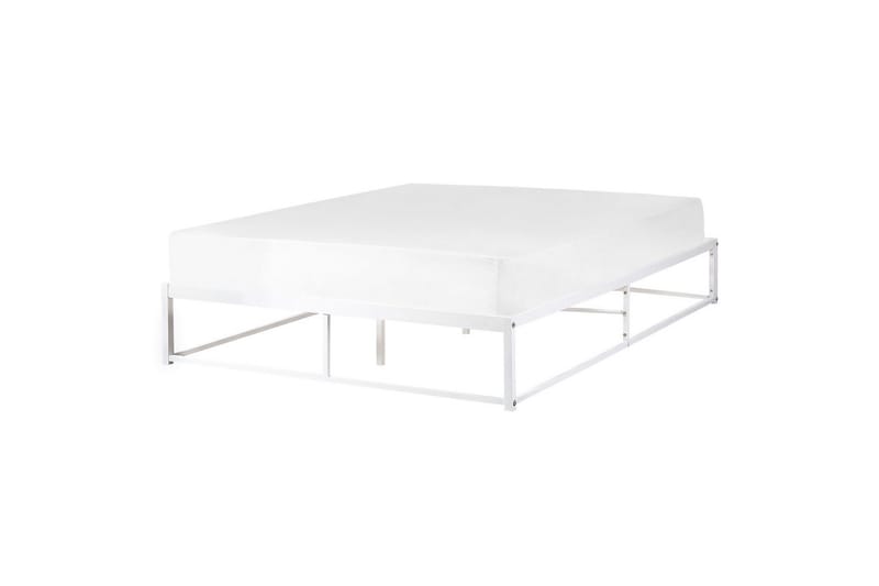 Dubbelsäng Viry med lamellram Vit, 160x200 cm - Vit, 160x200 cm - Möbler - Säng - Ramsäng