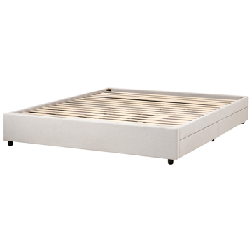 Dubbelsäng Prades 180x200 cm - Ljusbeige - Möbler - Säng - Sängram & sängstomme