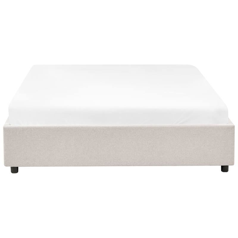 Dubbelsäng Prades 160x200 cm - Ljusbeige - Möbler - Säng - Sängram & sängstomme