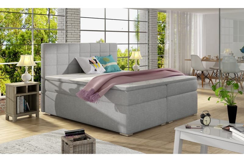Cassaundra Ramsäng 180x200 cm, Grå