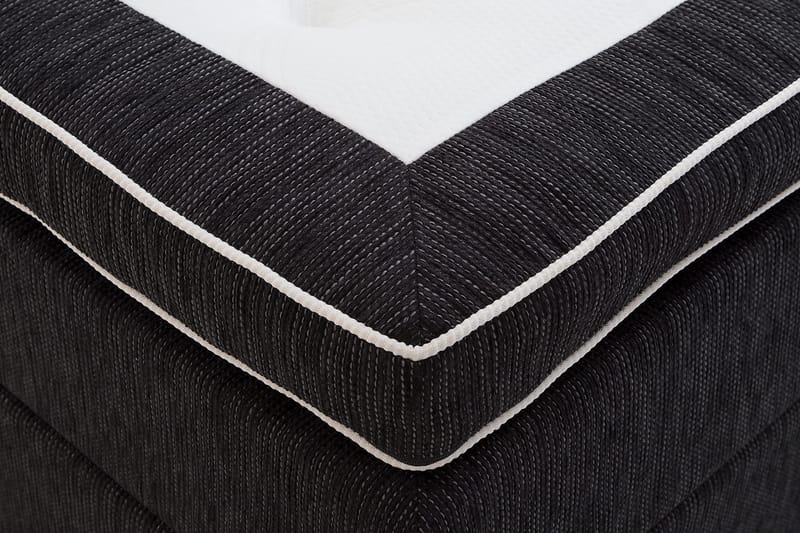 Grand Komplett Sängpaket 180x200 F/M Latex - Svart - Möbler - Säng - Kontinentalsäng