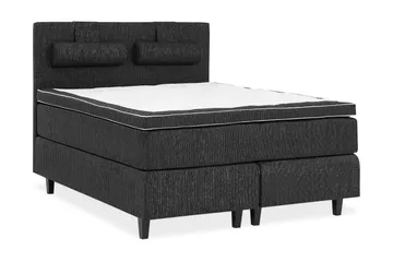 Grand Komplett Sängpaket 180x200 F/M Latex - Svart - Möbler - Säng - Kontinentalsäng