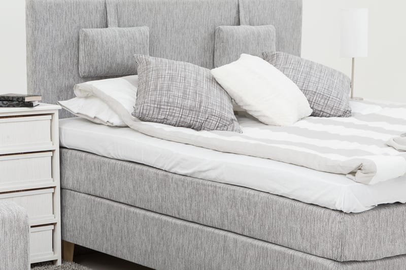 Grand Kontinentalsäng 160x200 - Grå - Möbler - Säng - Kontinentalsäng