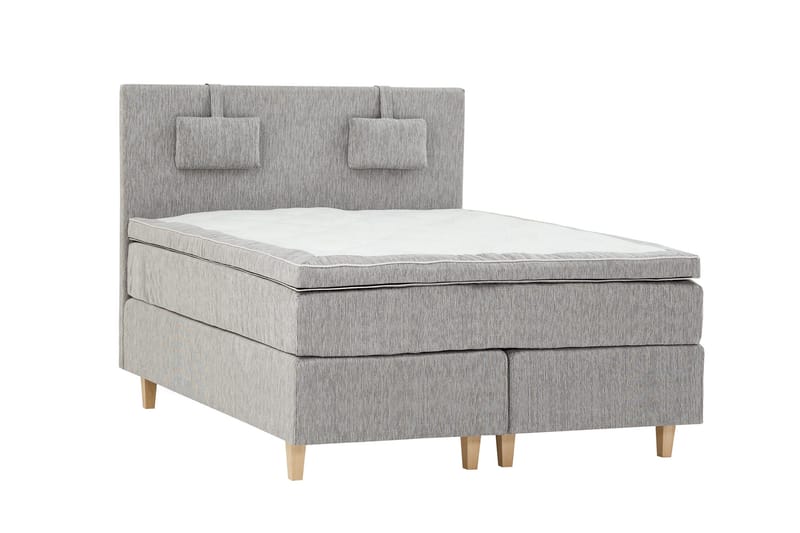 Grand Kontinentalsäng 160x200, Grå