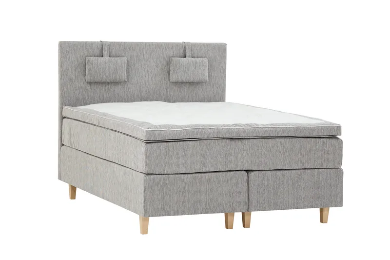 Grand Kontinentalsäng 160x200, Grå