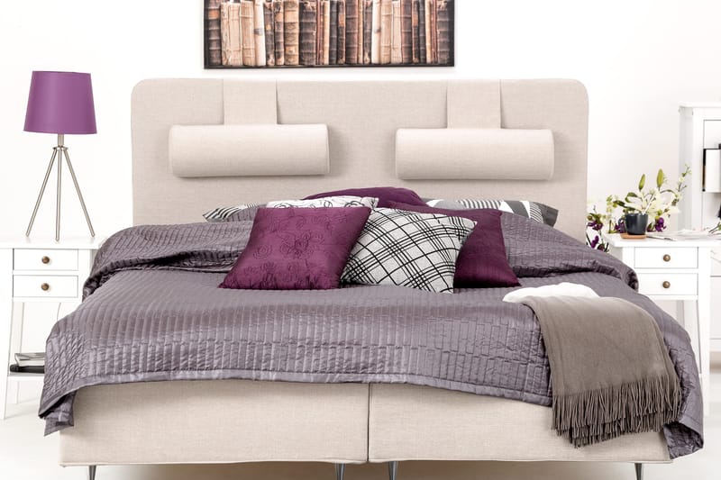 Night Ramsäng 160x200 Fast - Beige - Möbler - Säng - Ramsäng