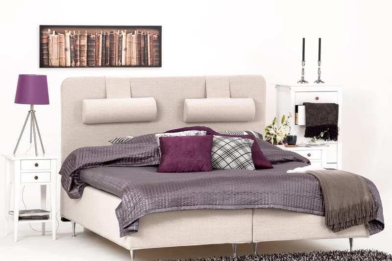 Night Ramsäng 160x200 Fast - Beige - Möbler - Säng - Ramsäng