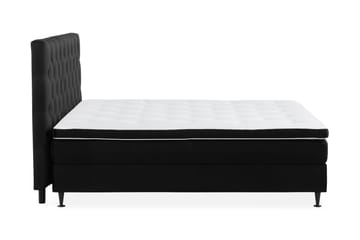 Ella Sängpaket 160x200 cm Djuphäftad Gavel - Svart - Möbler - Säng - Komplett sängpaket