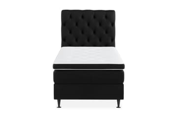 Ella Sängpaket 90x200 cm Djuphäftad Gavel - Svart - Möbler - Säng - Komplett sängpaket