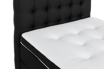 Ella Sängpaket 90x200 cm Rutig Gavel - Svart - Möbler - Säng - Komplett sängpaket