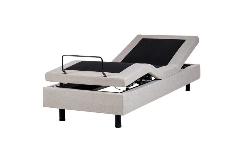 Enkelsäng Duke Beige-Svart - Beige-Svart - Möbler - Säng - Ramsäng