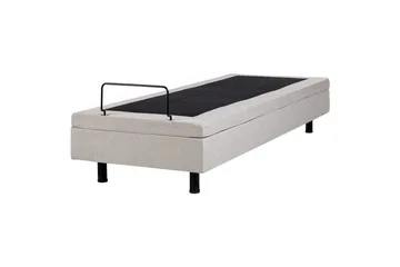 Enkelsäng Duke Beige-Svart - Beige-Svart - Möbler - Säng - Enkelsäng