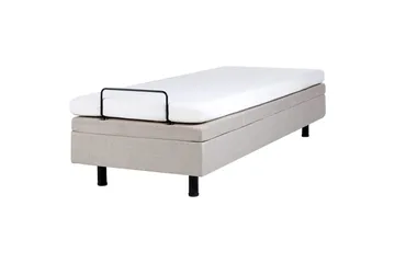 Enkelsäng Duke Beige-Svart - Beige-Svart - Möbler - Säng - Enkelsäng