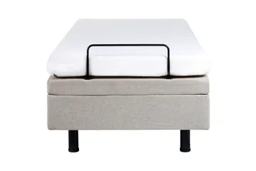 Enkelsäng Duke Beige-Svart - Beige-Svart - Möbler - Säng - Enkelsäng