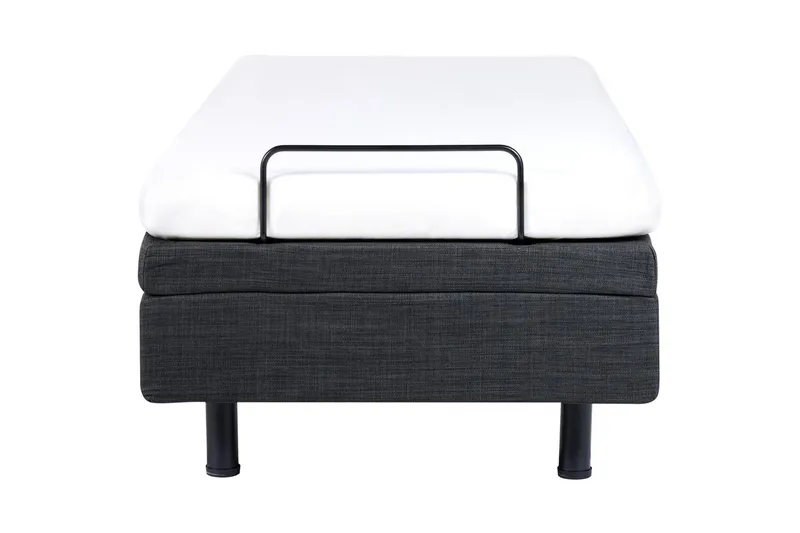 Enkelsäng Duke Grå-Svart - Grå-Svart - Möbler - Säng - Enkelsäng