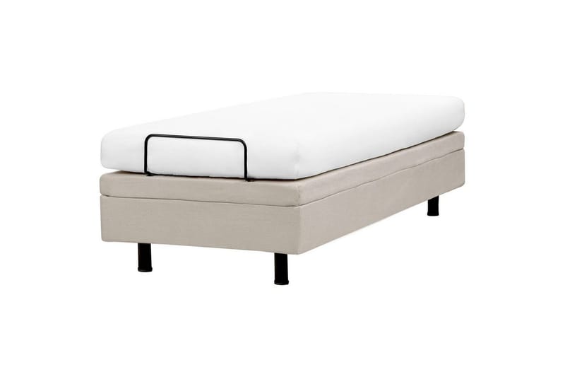 Enkelsäng Duke II Beige-Svart, 80x200 cm - Beige-Svart, 80x200 cm - Möbler - Säng - Enkelsäng