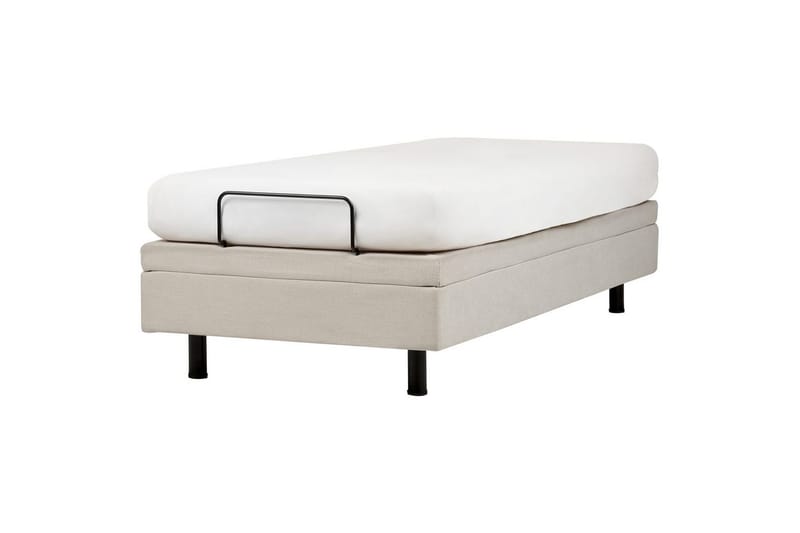 Enkelsäng Duke II Ljusbeige, 90x200 cm - Ljusbeige, 90x200 cm - Möbler - Säng - Ramsäng