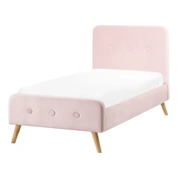 Enkelsäng Rennes - Pastellrosa - Möbler - Säng - Sängram & sängstomme