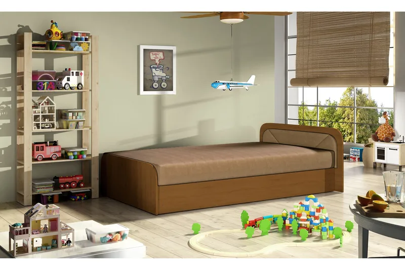 Bohi Ramsäng 80x190 cm - Brun - Möbler - Säng - Enkelsäng