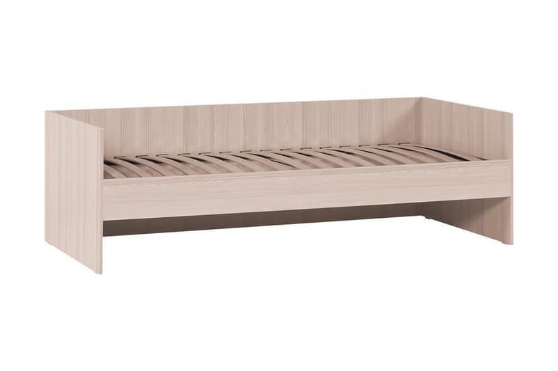 Spot Säng med Förvaring 90x200 cm Trä/Natur/Vit - VOX - Möbler - Säng - Ramsäng