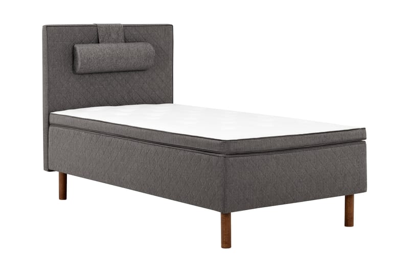 Sundborn Ramsäng 105x200 Medelfast Latex - Grå - Möbler - Säng - Ramsäng