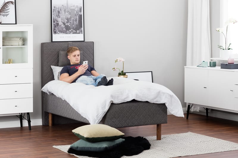 Sundborn Ramsäng 80x200 cm - Grå - Möbler - Säng - Ramsäng