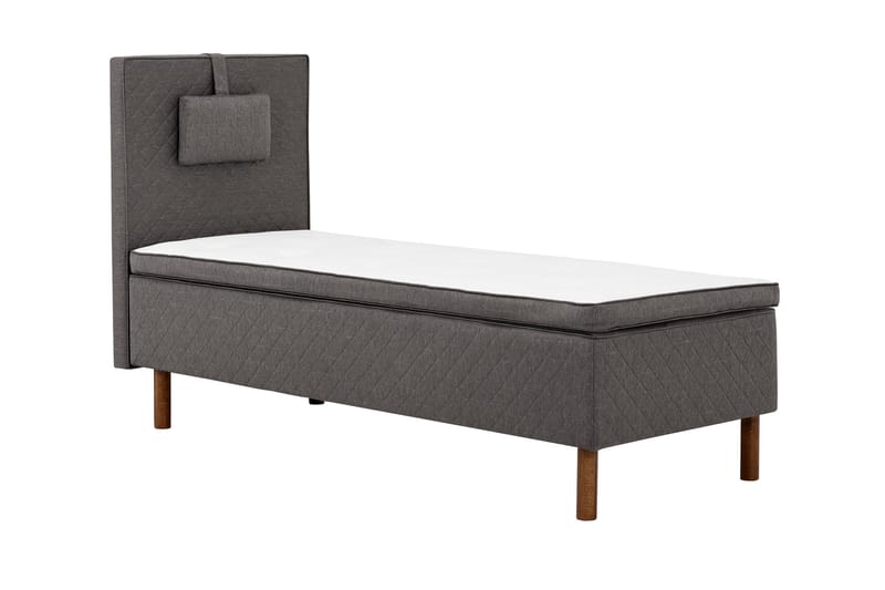 Sundborn Ramsäng 80x200 Medelfast Memory - Grå - Möbler - Säng - Enkelsäng