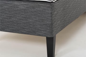 Viken Bas Ramsäng 120x200 cm - Grå/Svart - Möbler - Säng - Enkelsäng