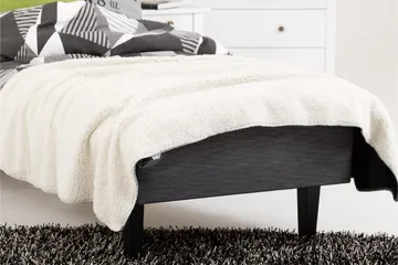 Viken Bas Ramsäng 80x200 cm - Grå/Ek - Möbler - Säng - Enkelsäng