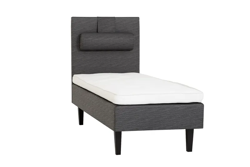 Viken Bas Ramsäng 80x200 cm, Grå/Valnöt