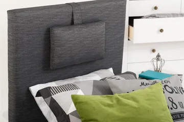 Viken Bas Ramsäng 80x200 cm - Grå/Vit - Möbler - Säng - Enkelsäng