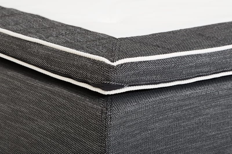 Viken Bas Ramsäng 80x200 cm Medelfast Polyeter - Grå - Möbler - Säng - Enkelsäng