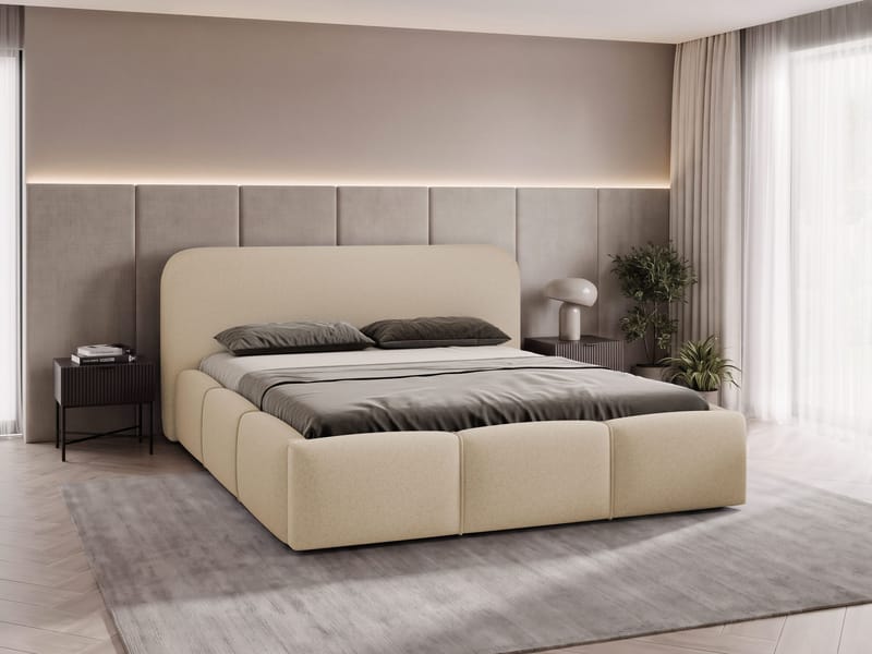Envik Sängram 160x200 cm - beige - Möbler - Säng - Sängram & sängstomme