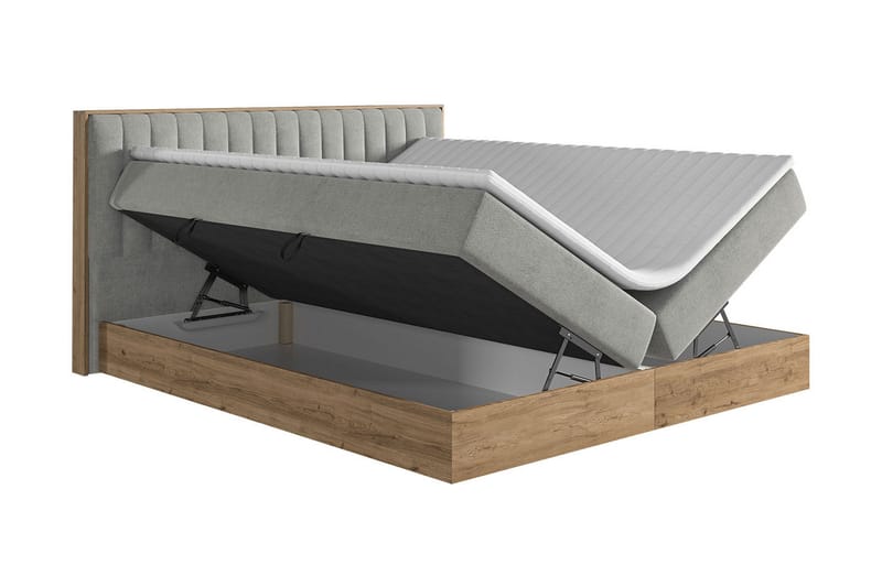 Förvaringssäng HARMONY 160x200 - Svart - Möbler - Säng - Familjesäng