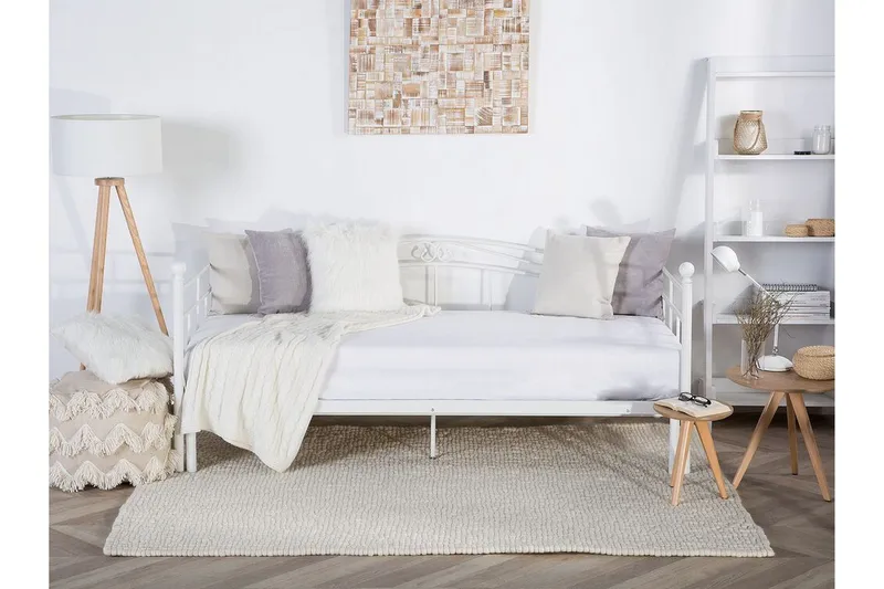 Lutebo Säng 160x200 cm - Vit - Möbler - Säng - Gästsäng & extrasäng - Utdragssäng