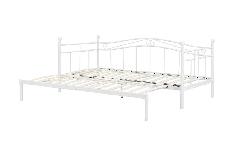 Lutebo Säng 160x200 cm - Vit - Möbler - Säng - Gästsäng & extrasäng - Utdragssäng