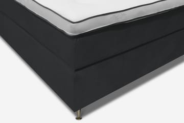 Finnigan Sängpaket Kontinentalsäng 160x200 cm Fast - Svart - Möbler - Säng - Komplett sängpaket
