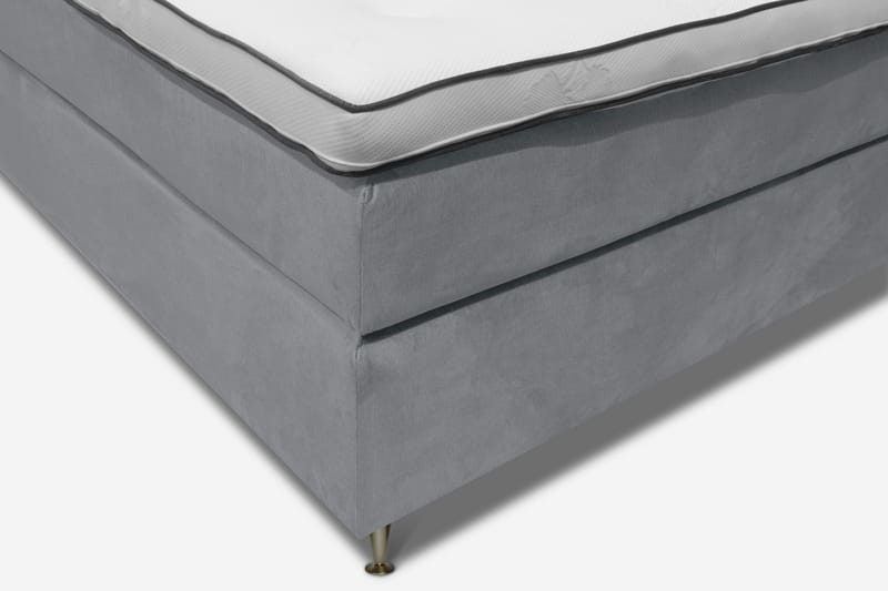 Finnigan Sängpaket Kontinentalsäng 160x200 cm Medium - Ljusgrå - Möbler - Säng - Kontinentalsäng