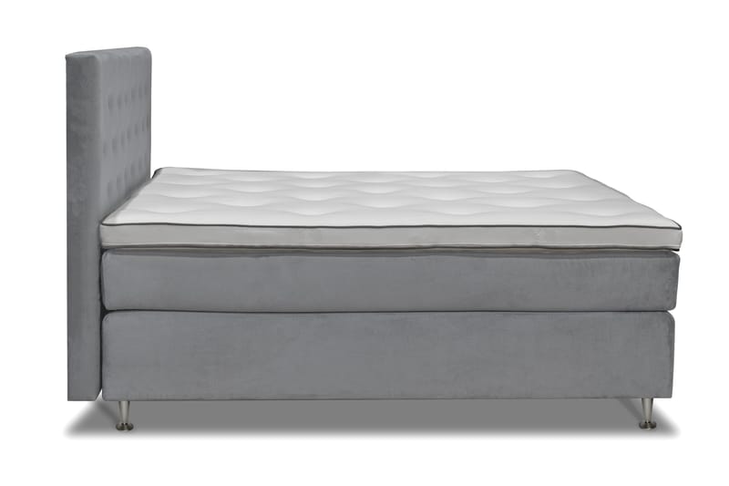 Finnigan Sängpaket Kontinentalsäng 160x200 cm Medium - Ljusgrå - Möbler - Säng - Komplett sängpaket